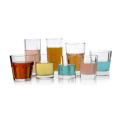 clear round whisky glass cup